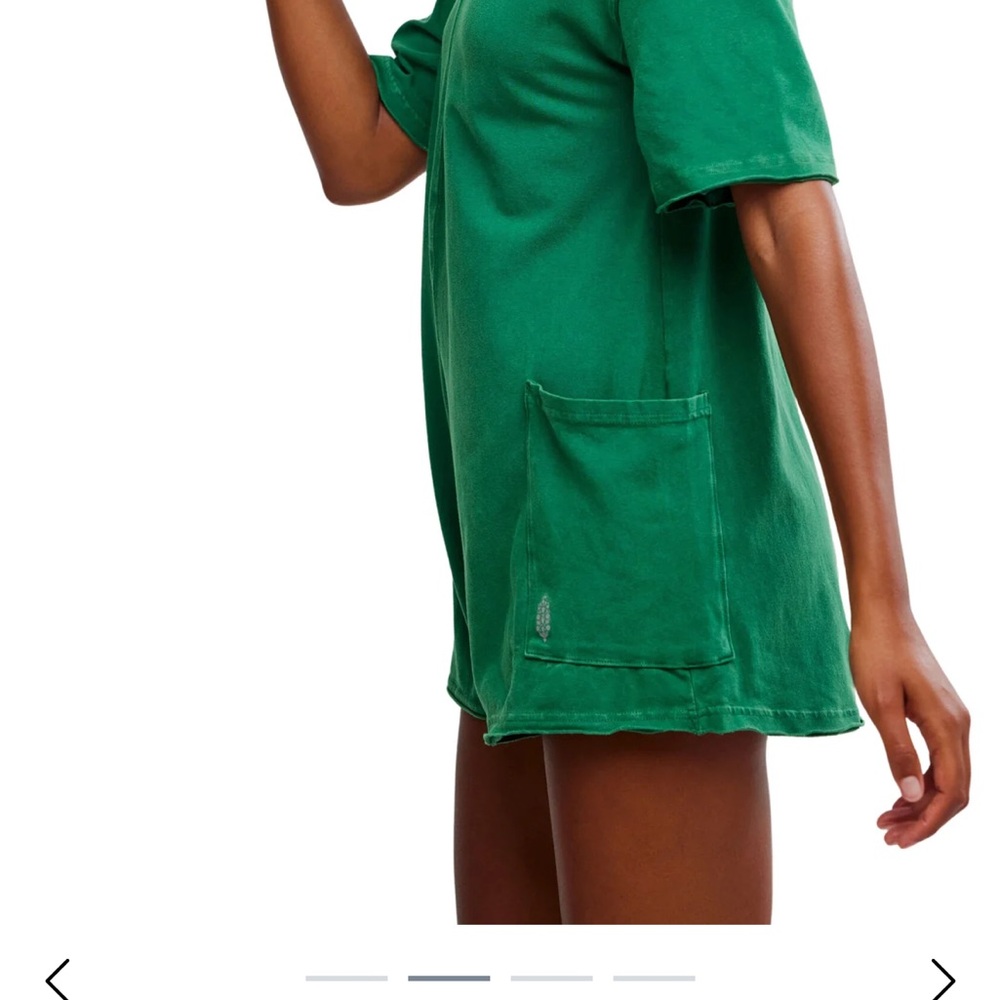 Free People Green Casual Dress